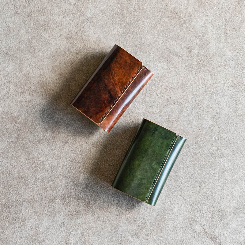 小さくて使いやすい財布 mini ミュージアムコードバンHand-Sewn-Limited – usfl