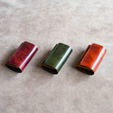 小さくて使いやすい財布 mini ミュージアムコードバン×ブッテーロハッチHand-Sewn-Limited