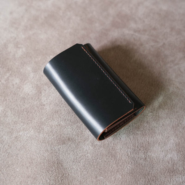 小さくて使いやすい財布 mini ホーウィンシェルコードバンHand-Sewn-Limited