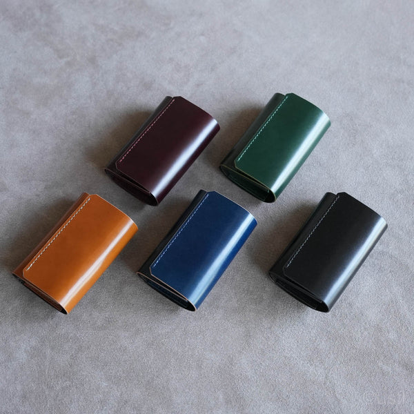 小さくて使いやすい財布 mini 国産コードバンHand-Sewn-Limited